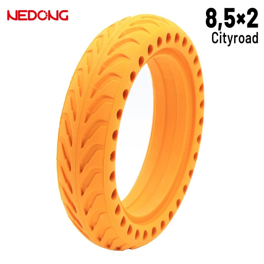 Roda sólida 8,5x2 perfurada AMARELO para Xiaomi