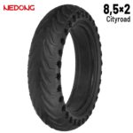 Pneu 8.5x2 Maciço Trotinete Eletrica Xiaomi Perfurado V1 PRETO