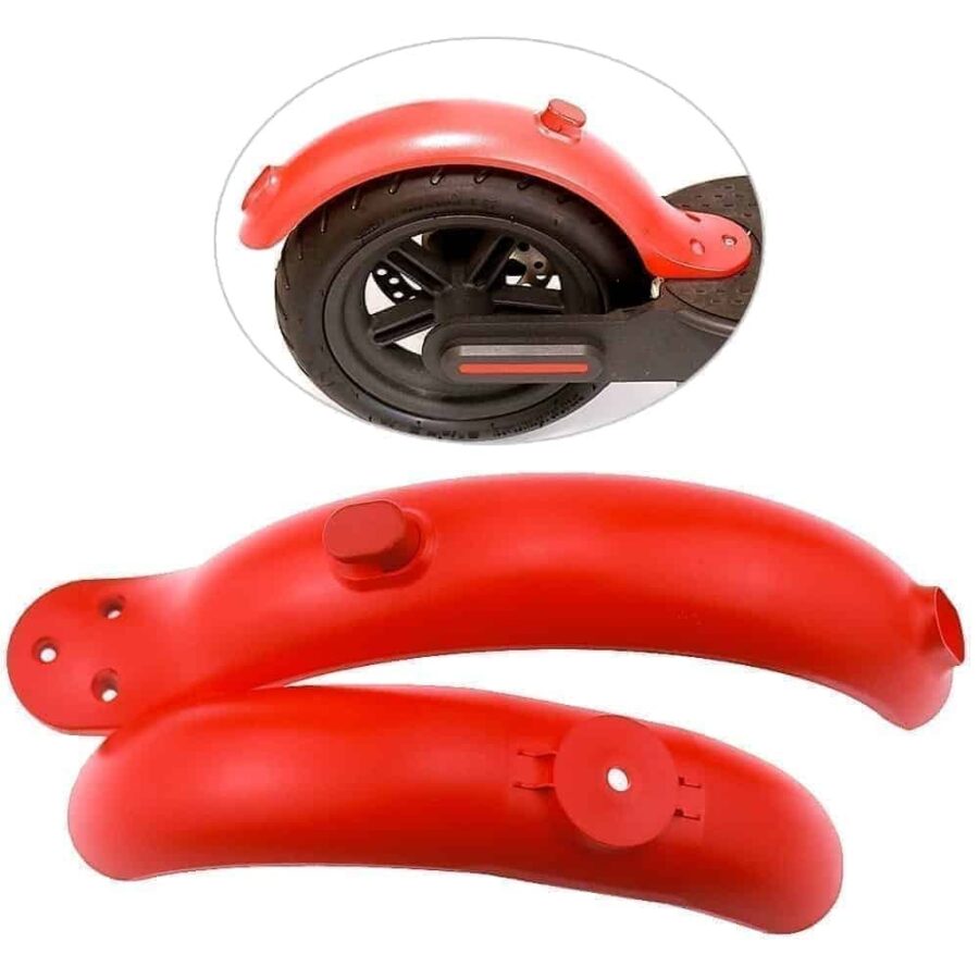 Guarda-lamas vermelhos para Xiaomi M365 e PRO (inclui frente e trás)