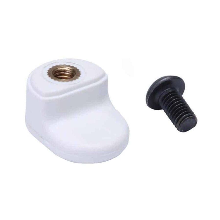 Gancho de pára-choques traseiro branco para scooter Xiaomi