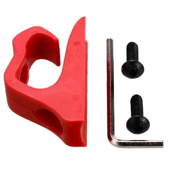 Gancho de plástico vermelho para scooter Xiaomi colorida
