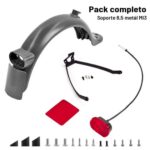 Guarda Lamas Traseiro + Suporte Metálico 8,5" + Luz Travao (Kit Completo) Trotinete XIAOMI M365 ESSENTIAL 1S PRO PRO 2 MI 3 MI 3 Lite