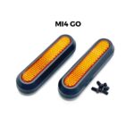 Tampas Refletores Traseiras Trotinete Eletrica Xiaomi MI 4 GO - Preto - Kit 2