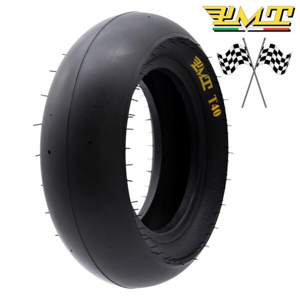 Pneu radial sem câmara de ar T40 Slick 90/65R6.5 [PMT]