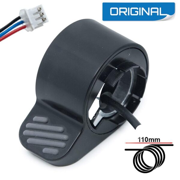 Acelerador preto 10cm Ninebot E22/E25/E45 E [Ninebot] - conector JST ZH