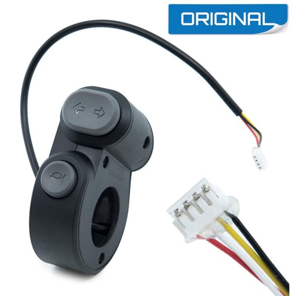Painel de botões com piscas e buzina com conector JST ZH 20cm Ninebot MAX G2 E [Ninebot]