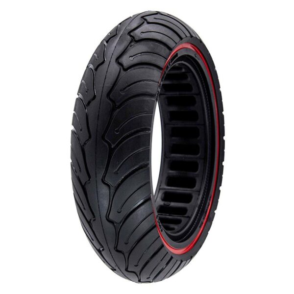 Pneu 9.5x2.5 vermelha Trotinete Eletrica NIU []