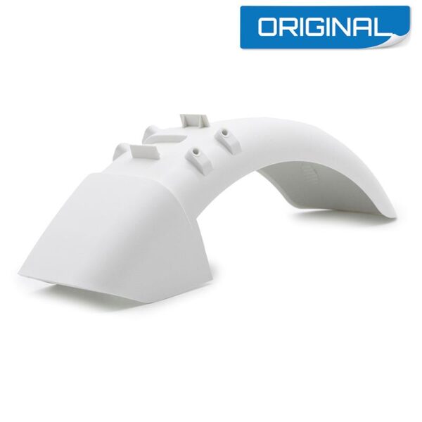 Guarda Lamas dianteiro branco original Trotinete Eletrica NIU KQi2 pro