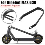Suporte de guarda-lamas em metal preto para Ninebot Max G30