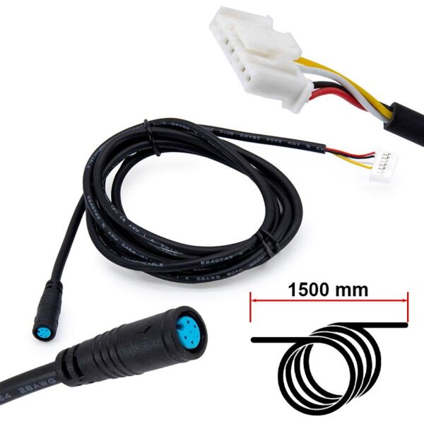 Cabo de comunicação à prova de água de 8 mm Trotinete Eletrica HY Trotinete Eletrica Max G30 - 1/1 1,5M