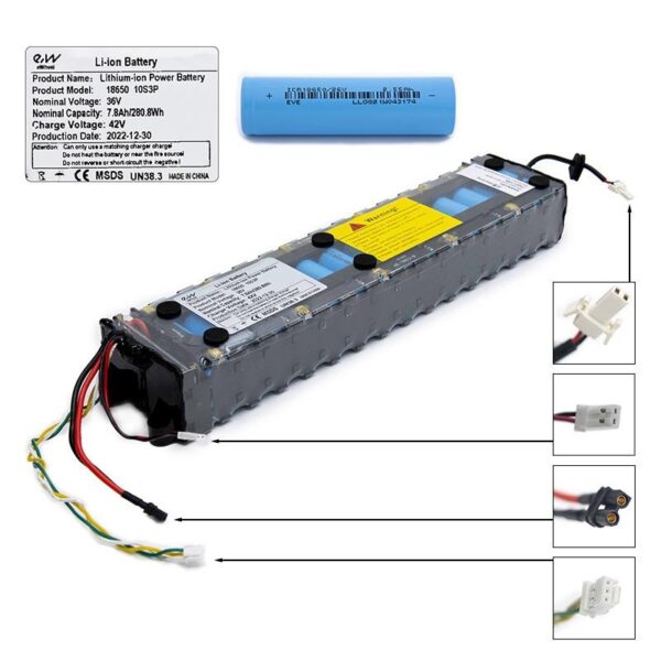 Batería 36v 7,8 Ah para Xiaomi M365/1S/Essential/MI3