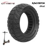Pneu 8.5x3 maciço Anti Furo Trotinete Eletrica Kukirin G2 Pro