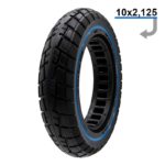 Pneu 10x2.125-6.1/B34 linha azul Maciço Offroad Trotinete Eletrica