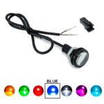 Led olho de águia azul 12V - 1 unidade