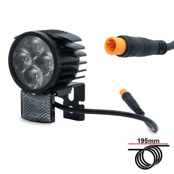 FJantel LED com buzina D-032 30-72V Trotinete Eletrica Smartgyro