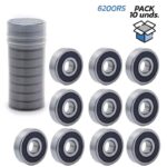 Rolamento de esferas 6200RS - 10 peças