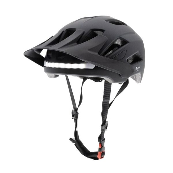 Capacete com luz CP04 preto L