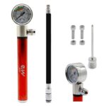 Compressor manual com manômetro EWAP-006 vermelho