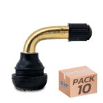 Válvula tubeless curva 90° - PVR 70 - 10 unidades