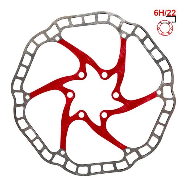 Disco de Travão EWD001 160mm 6H vermelho