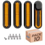 Refletor preto com refletor amarelo pacote Trotinete Eletrica Xiaomi de 10