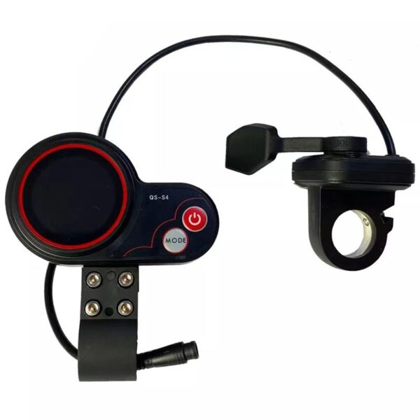 Display QS-S4 de 6 pinos com acelerador de polegar