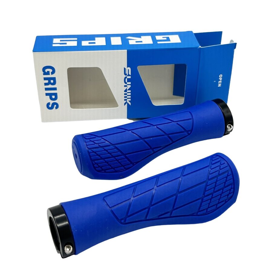 Punho genérico azul Trotinete Eletrica (design ergonômico)