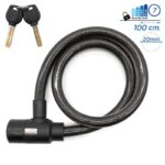 Cadeado com chave EWLK015 preto