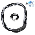 Cadeado de corrente EWLK017 com capa reflexiva