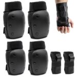 Kit de proteção articular L - Joelheiras, cotoveleiras e protetores de pulso