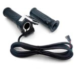 Acelerador Punho indicador de bateria (36V) e botão - conector SM Trotinete Bicicleta Eletrica