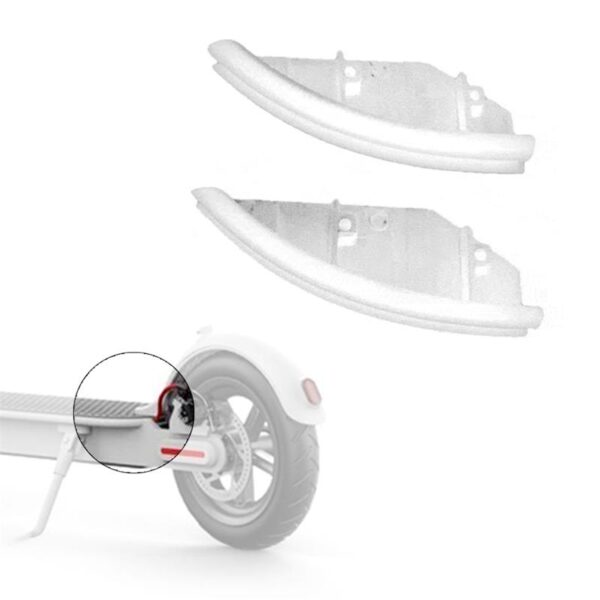 Acabamento traseiro do chassi branco Trotinete Eletrica Xiaomi M365, Essential e 1S