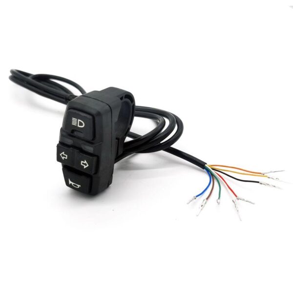 Painel de botões BSK321 com indicadores, luz e buzina com conector SM 1,5M