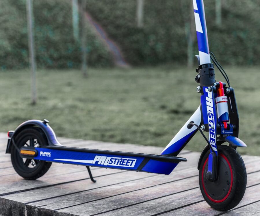 Vinil Trotinete Eletrica Xiaomi PROSTREET (azul) - Kit pleto