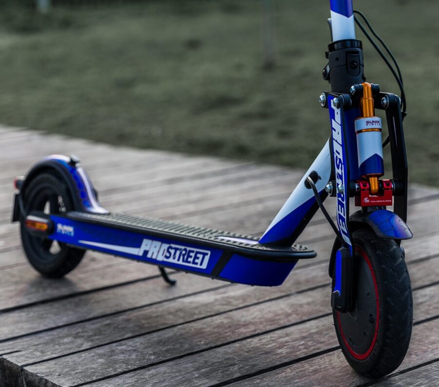 Vinil Trotinete Eletrica Xiaomi PROSTREET (azul) - Kit pleto