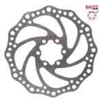 Disco de Travão R6.1 160mm 6H prata