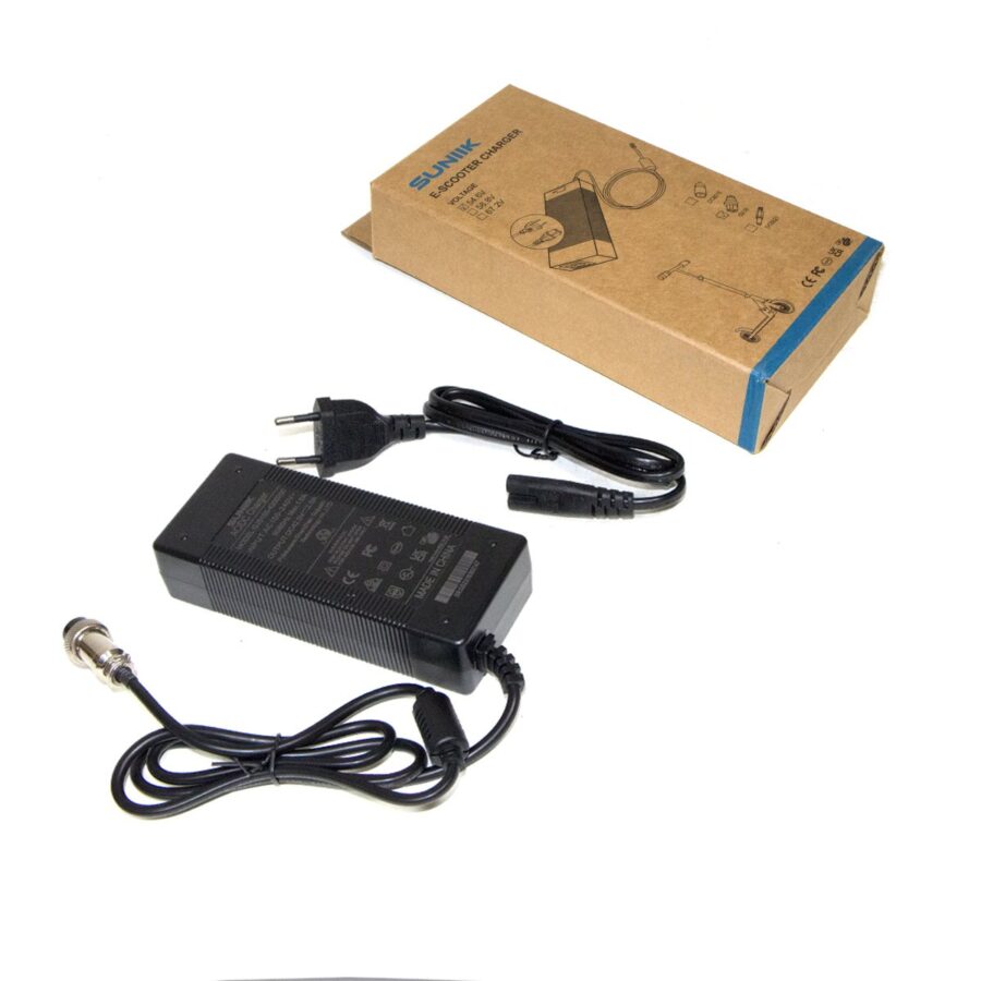 Carregador premium 54,6 V 2A (conector GX16 3 pinos)