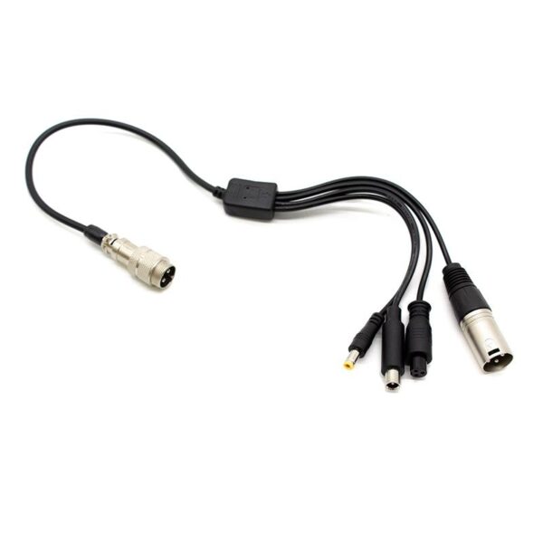 Adaptador GX16 DC/XLR/GX12