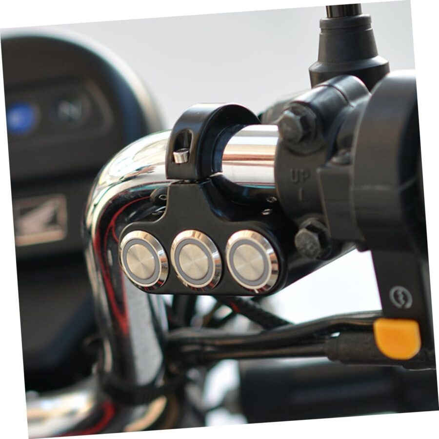 Painel botão triplo (2 Interruptores + botão) Trotinete Eletricas e bicicletas elétricas (conector SM incluí)