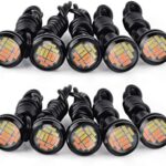 Luz Led Eagle Eye Led Light (pacote 2 luzes) Amarelo-Branco (12 LEDs por luz)