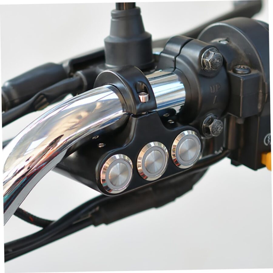 Painel botão triplo (2 Interruptores + botão) Trotinete Eletricas e bicicletas elétricas (conector SM incluí)