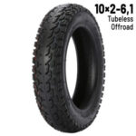 Pneu 10x2-6.1 Tubeless Offroad Trotineta Eletrica XIAOMI M365 / ESSENTIAL / 1S / PRO / PRO 2 / MI 3 / MI 3 LITE