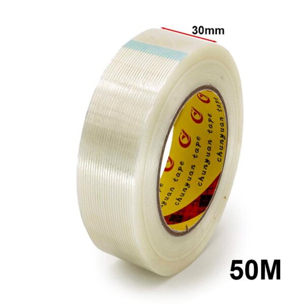 Fita adesiva de fibra de vidro 50M - 30mm