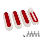 Retrorrefletor branco com refletor vermelho Trotinete Eletrica Xiaomi