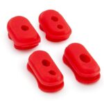 Conjunto de Plugues de Silicone Trotinete Eletrica Xiaomi - Vermelho