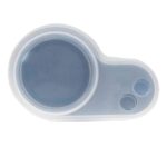 Protetor de silicone branco à prova d'água exibição