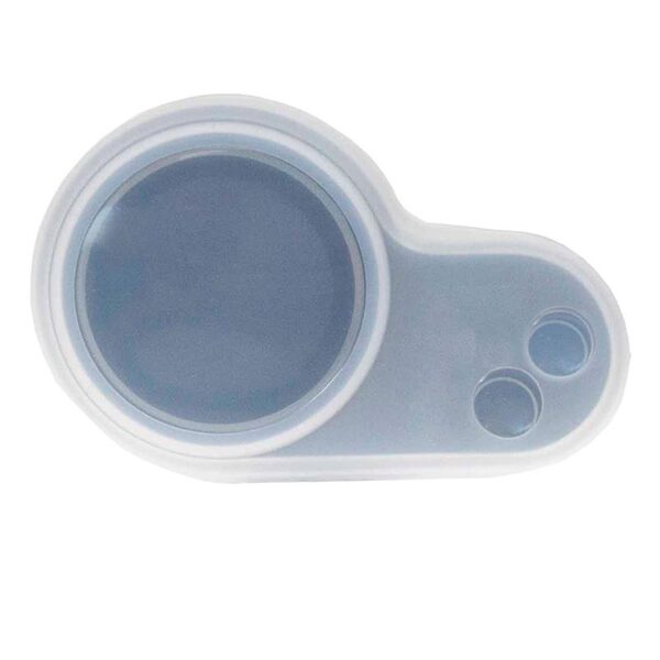 Protetor de silicone branco à prova d'água exibição