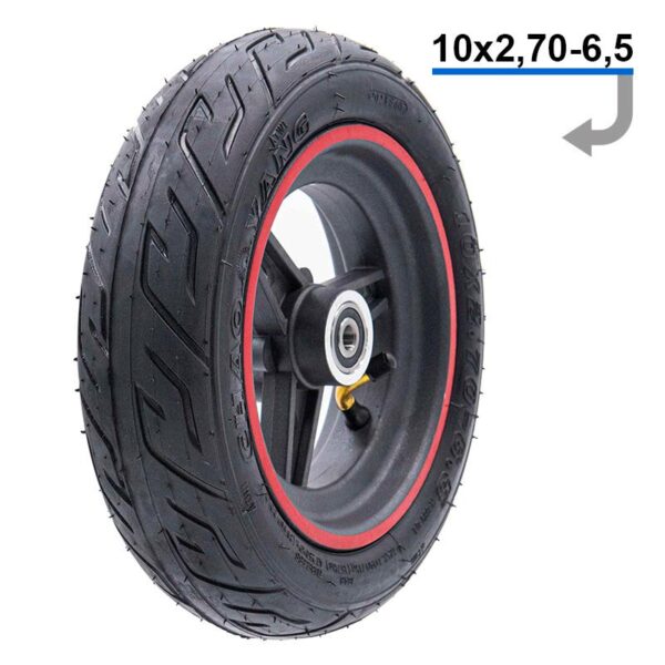 Jante vermelho 6,5"/B50 Trotinete Eletrica Smartgyro e Zwheel