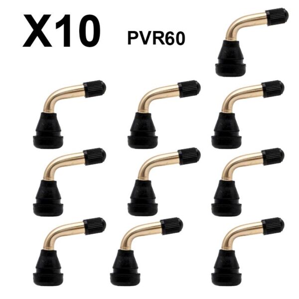 Válvula tubeless curva 90° - PVR 60 - 10 unidades