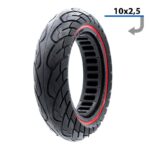 Pneu 10x2.5-6.1/B34 - linha vermelha [Nedong] Maciço Trotinete Eletrica